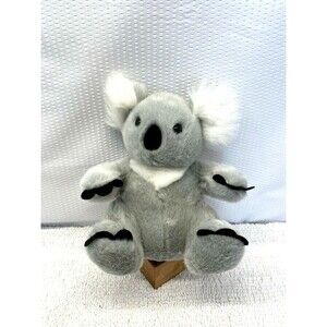 Build A Bear Plush Koala Bear Gray Stuffed Animal 15" Gray/White/Black